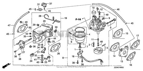 honda ebx  generator chn vin ealc   ealc  parts diagram  carburetor