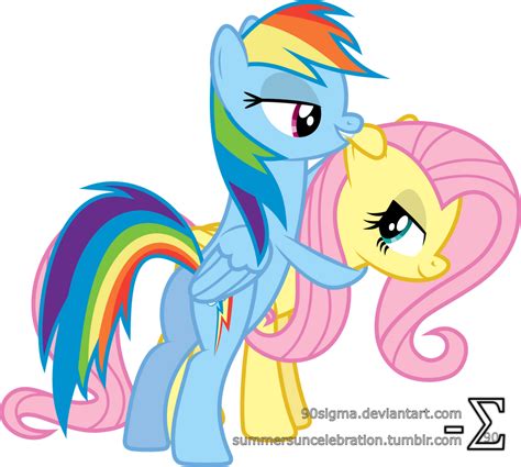 Fluttershy And Rainbow Dash Playing By 90sigma On Deviantart