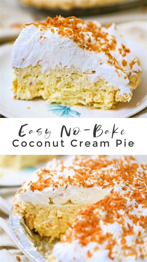 15 Popular Easy Cream Pies You Ll Love Coconut Cream Pie Easy Cream