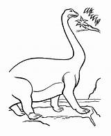 Tocolor Apatosaurus sketch template