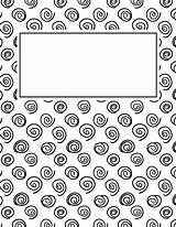 Binder Covers Printable Cover Templates Template Notebook Coloring Window Shutter Fretwork Printables Journal Borders Spiral Adult Panels Choose Board Bindercovers sketch template
