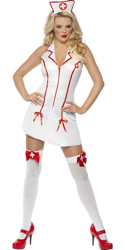 Adult Sexy Nurses Costume 28064 Fancy Dress Ball