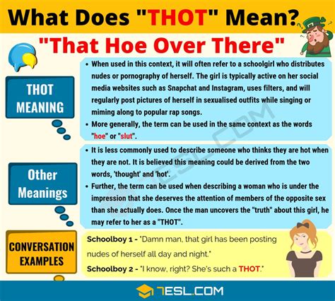 thot meaning what does thot mean interesting text conversations 7 e