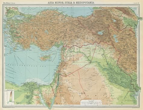 Religions Of Hither Asia Middle East Sketch Map 1885 Old Antique Chart