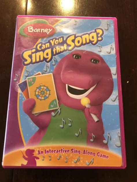 Barney Can You Sing That Song Dvd 4 99 Picclick