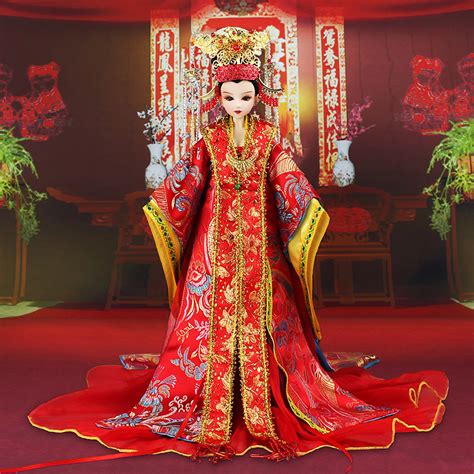Buy 35cm Collectible Chinese Ming Dynasty Bride Dolls