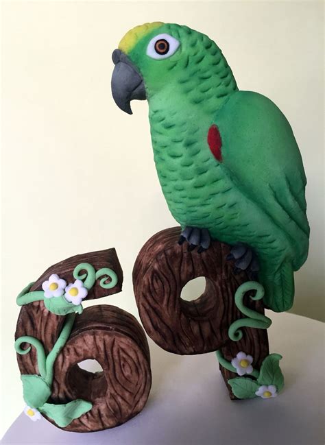parrot cake topper bird cake toppers fondant animals bird cakes