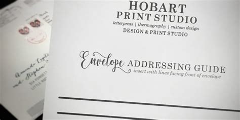 addressing guide hobart print studio