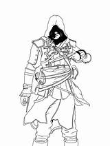 Creed Assassin sketch template