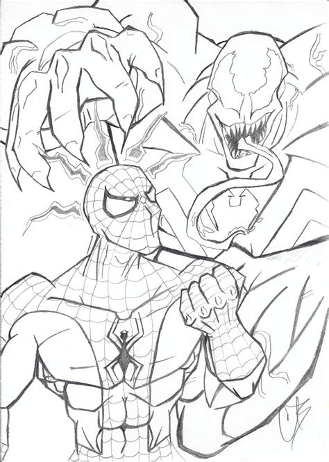 spiderman venom coloring pages printable venom coloring pages