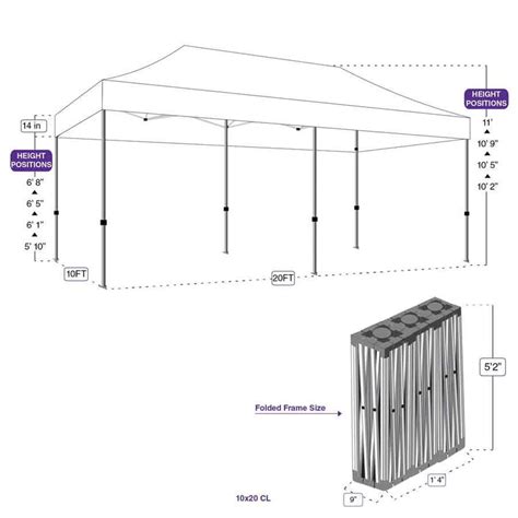 cl pop  canopy tent replacement steel frame commercial grade impact canopies usa