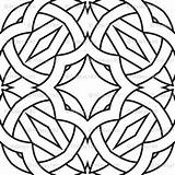 Kaleidoscope Coloring Fabric Spoonflower Pattern Color Back sketch template