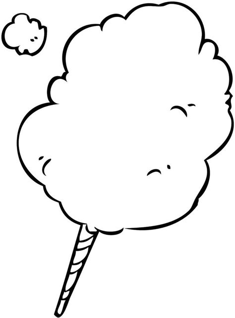 cotton candy coloring pages cooloringcom candy coloring pages