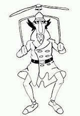 Coloring Pages Inspector Gadget Print sketch template