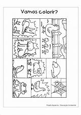 Meio Paisagem Paisagens Naturais Desenho Atividade Ambientes Trabalhar Ambiental Macacos Indicado Encontrados sketch template