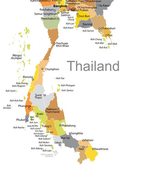 flughaefen thailand karte