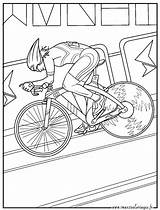 Olympiques Piste Cyclisme Coloriages Mètres Environ Ayant Ovale Virages Généralement Relevés sketch template