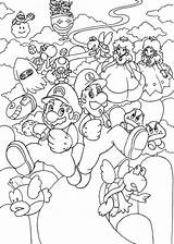 Coloriage Bros Colorare Luigi Ausmalbilder Bowser Toad Stampa sketch template