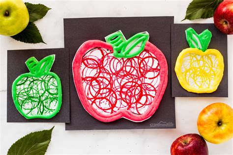 stunning easy apple craft  preschoolers  kids
