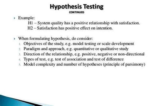 hypothesis   research proposal