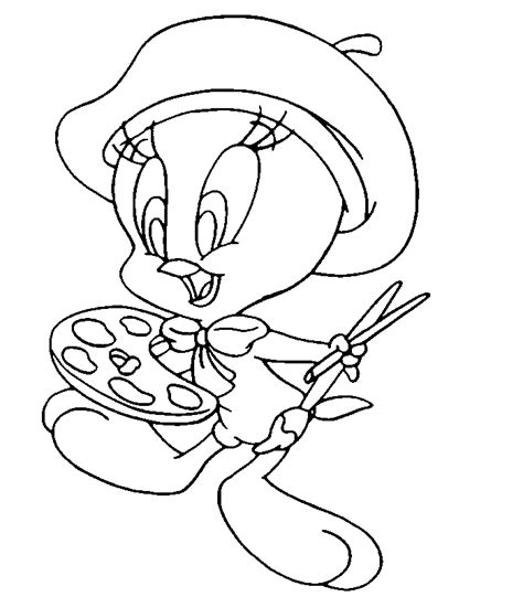 tweety bird coloring pages learn  coloring