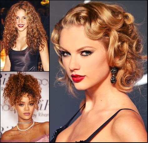 celebrity flirty curly hairstyles hairstyles  hair colors