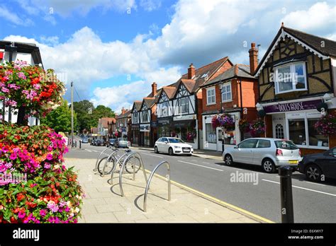 high street sunninghill berkshire england united kingdom stock