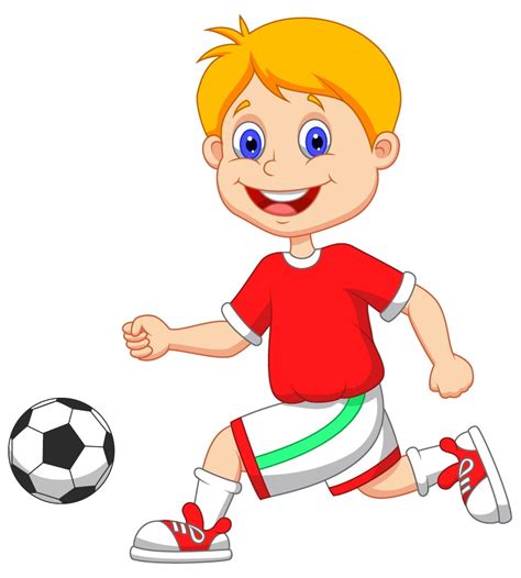 kids playing soccer  cartoon images elsoar