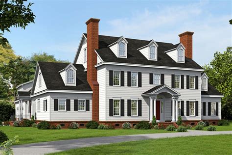 house plan   colonial plan  square feet  bedrooms  bathrooms colonial