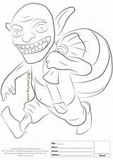 Goblin Clans Royale Hog Ausmalbilder Colorante Corredores Pinnwand sketch template