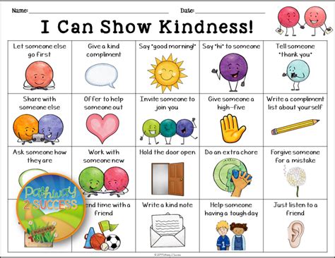 kindness activity     kids  young adults