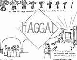 Haggai Habakkuk Testament Micah Prophet Temple Pgs sketch template