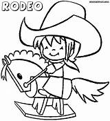 Rodeo Coloring Pages Print Rodeo1 sketch template