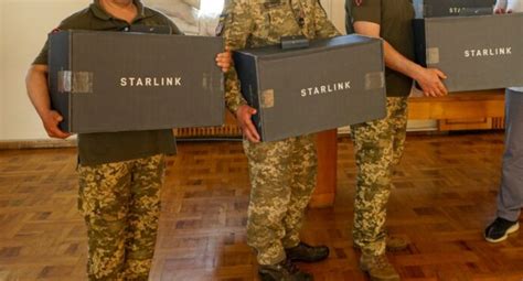 ukraine received  starlink terminals  start  war militarnyi