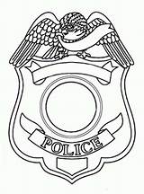 Police Badge Coloring Pages Print Sheet Kids Template Color Printable Coloringsky Academy Book Sketch Search Choose Board sketch template