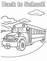 Coloring Bus School Back Pages Print Printable Kids Color Time Bestcoloringpagesforkids Book sketch template