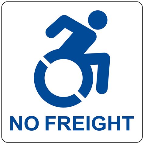 freight sign rre rbluonwht