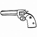 Revolver sketch template