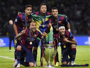 photo gallery barcelona celebrates champions league victory thescorecom