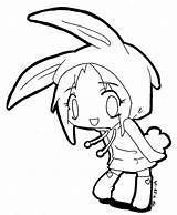 Chibi Coloring Anime Pages Emo Cute Lineart Girl Wolf Bunny Colouring Deviantart Animal Girls Couple Colorin Getcolorings Boy Getdrawings Color sketch template