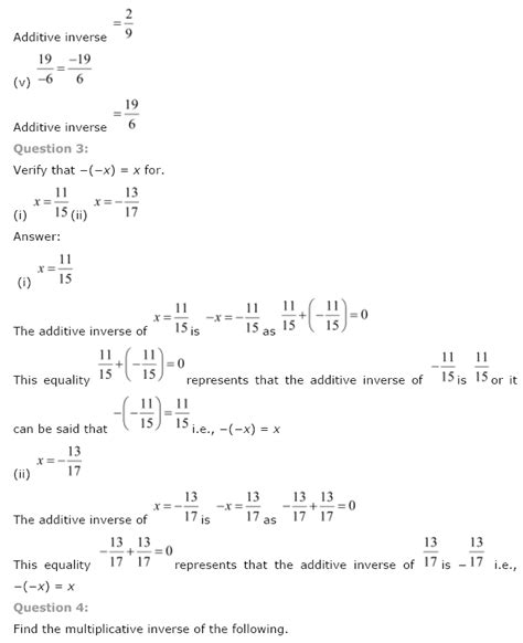 ncert solutions  class  maths chapter  rational numbers