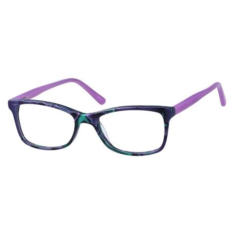 zenni womens cat eye prescription eyeglasses purple plastic 187717