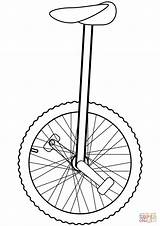 Unicycle Coloring Pages Printable Supercoloring Template Cartoons Sketch Categories sketch template