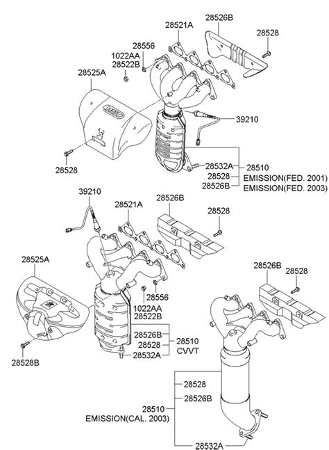 hyundai elantra catalytic converter  integrated exhaust manifold  jim ellis