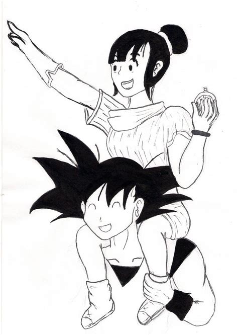 Son Goku X Chi Chi By Bianka98 On Deviantart