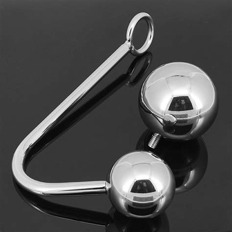 Quality Stainless Steel Anal Plugs Hooks 2 Size Refill