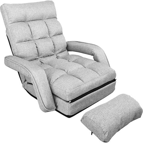 waytrim indoor chaise lounge sofa folding lazy sofa floor chair