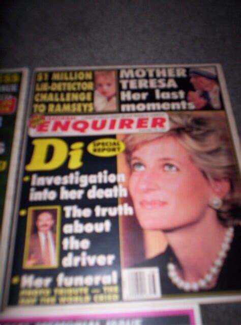 1997 National Enquirer Tabloid Princess Diana Her Final Hours 72