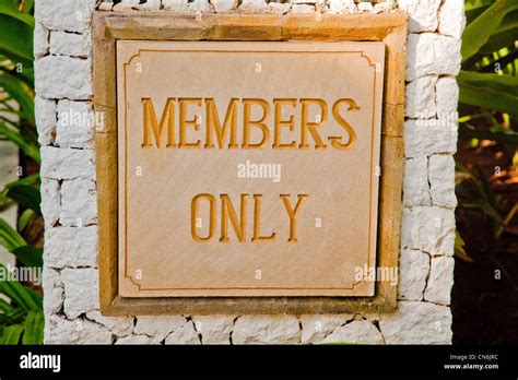 members  sign high resolution stock photography  images alamy