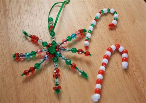 easy handmade holiday bead ornaments marin mommies